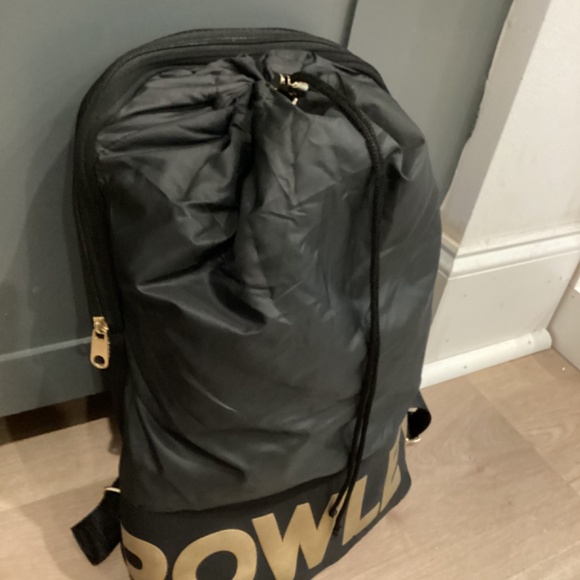 Cynthia Rowley Neoprene and Nylon Backpack Black / Gold Medium - Picture 6 of 14